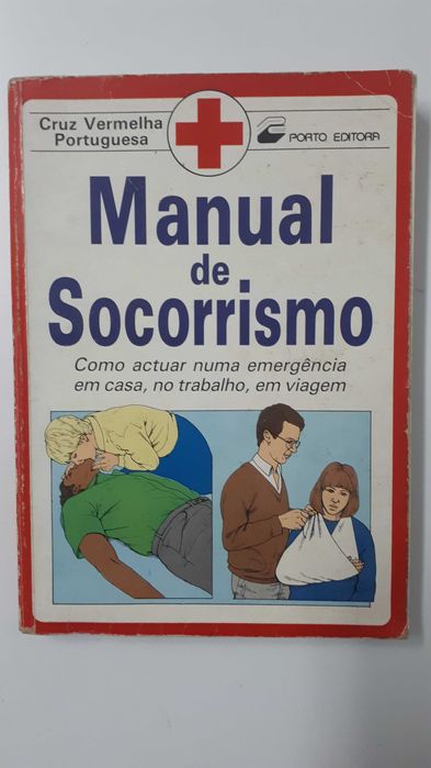 Manual de socorrismo livro antigo
