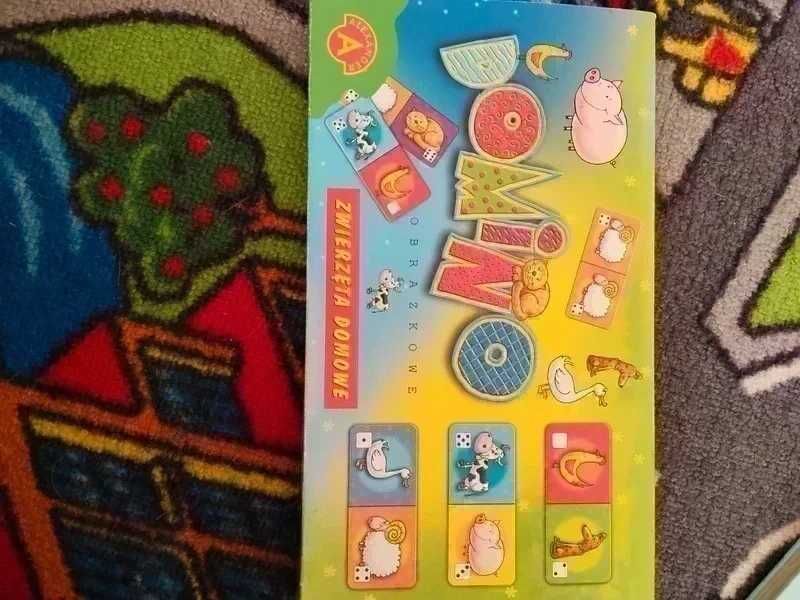 Domino obrazkowe. Zwierzęta domowe