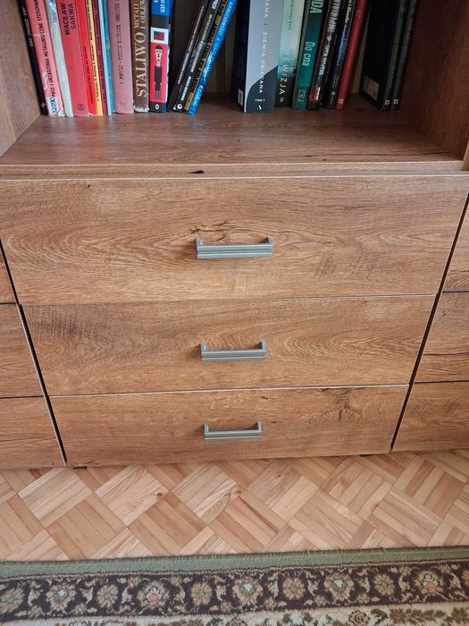 komoda witryna do salonu jesion duża indiana polis I - 22 retro drewno