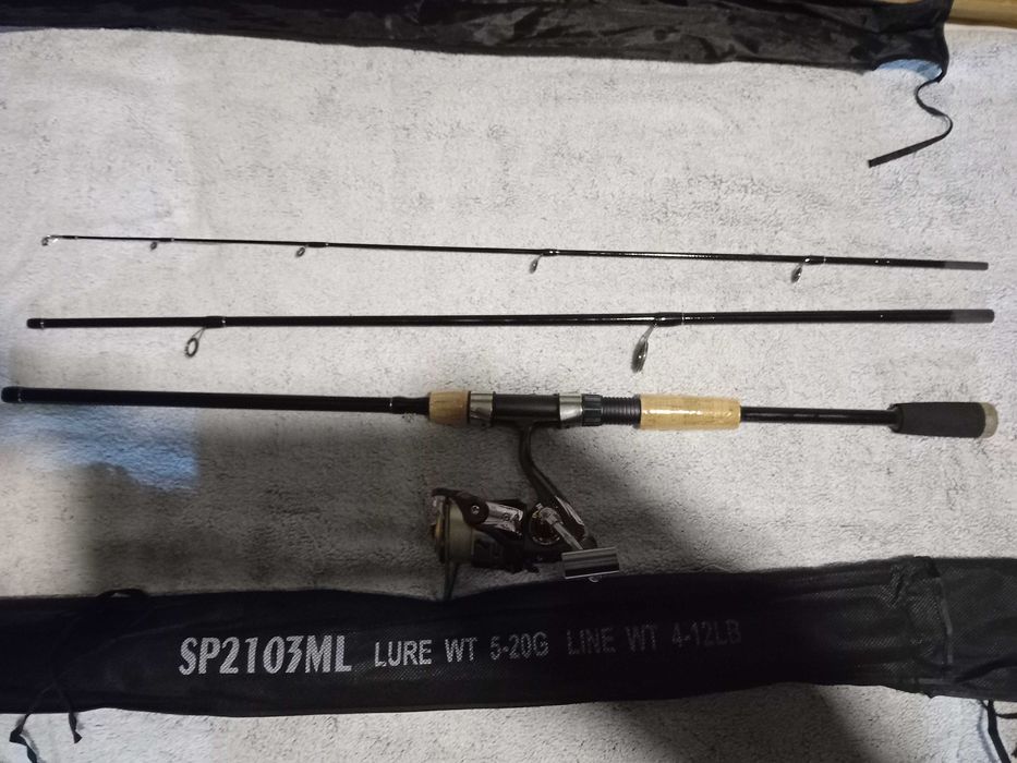 Premium Spinning fishing FiberCarbon Hearken 2.13m+EX3000