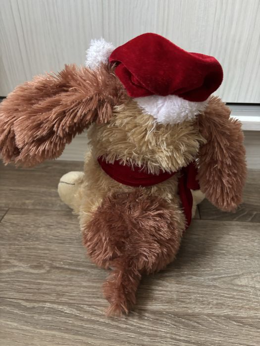 pies interaktywny święta rusza głową leci piosenka merry christmas bdb