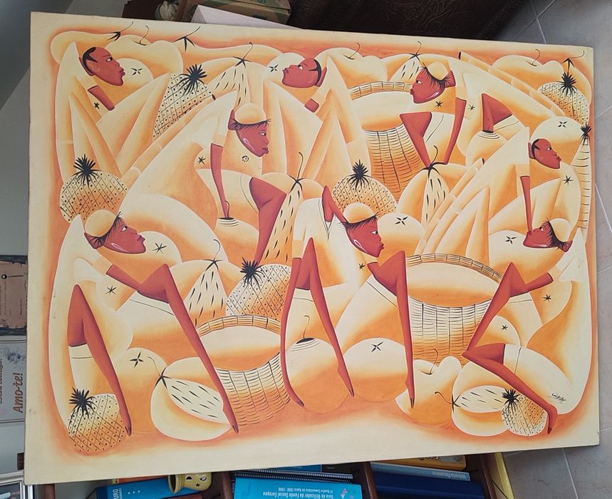 Mulheres de Amarelo - Haiti 120 X 90