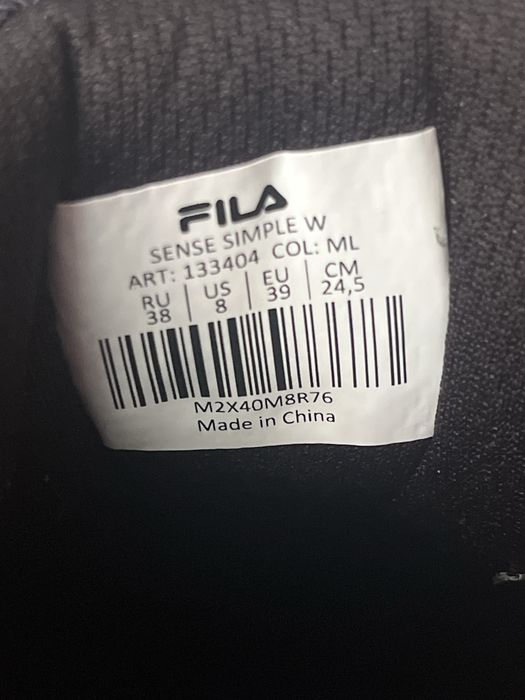 Нові кросівки Fila 38 розм