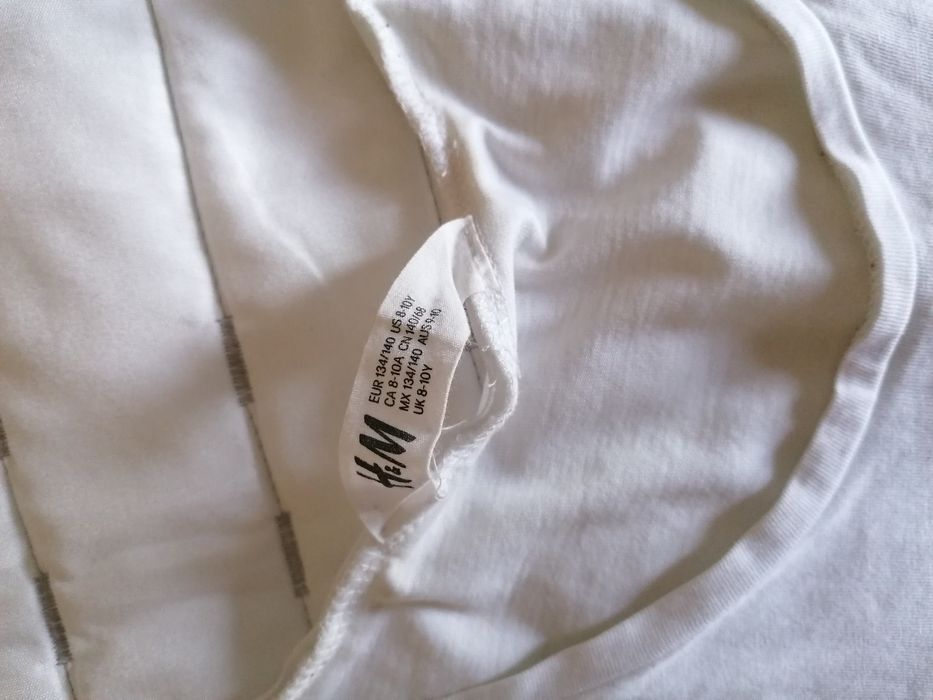 Koszulka na ramiączkach dziecięca H&M rozm. 134/140