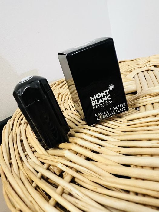 Markowe męskie nowe perfumy woda toaletowa Mont Blanc Emblem 4,5 ml