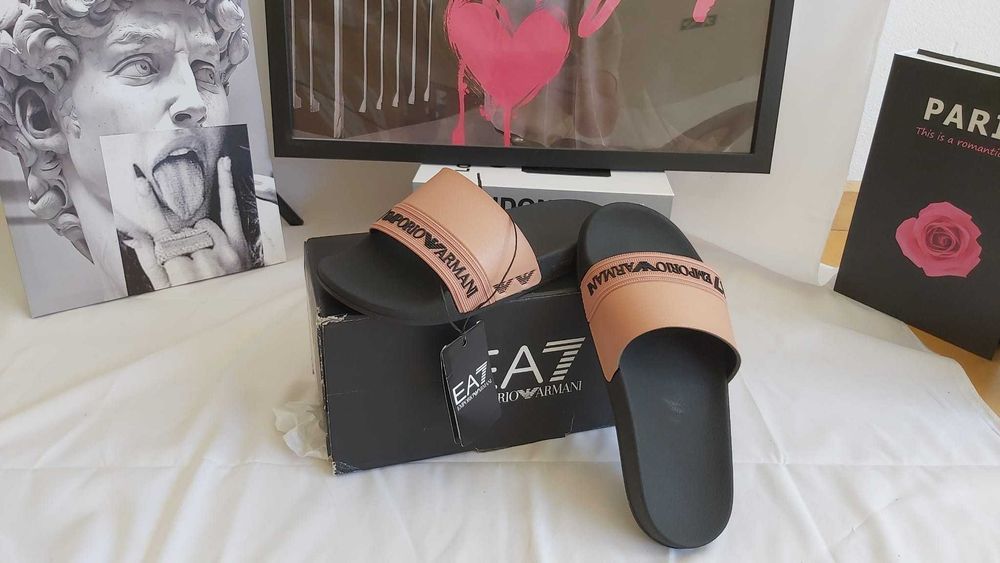 Chinelos de Praia Emporio Armani, T37, modelo Tape