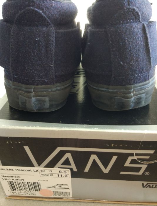 buty vans chukka peacoat 42.5cm używane hype  sneakers