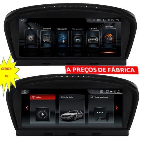 Auto-rádio 8.8" 12.3" android 14  BMW Seria 5/6 E60/E61/E62/E63/E64