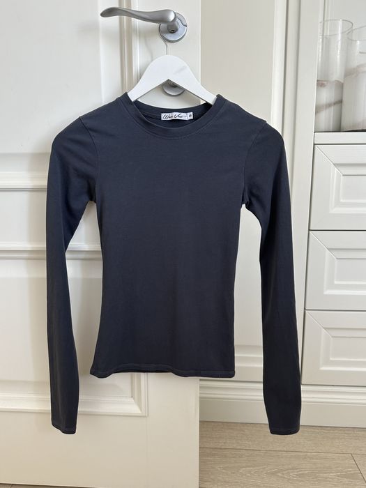 Боді сірий лонг чорний топ новий базовий боди синій