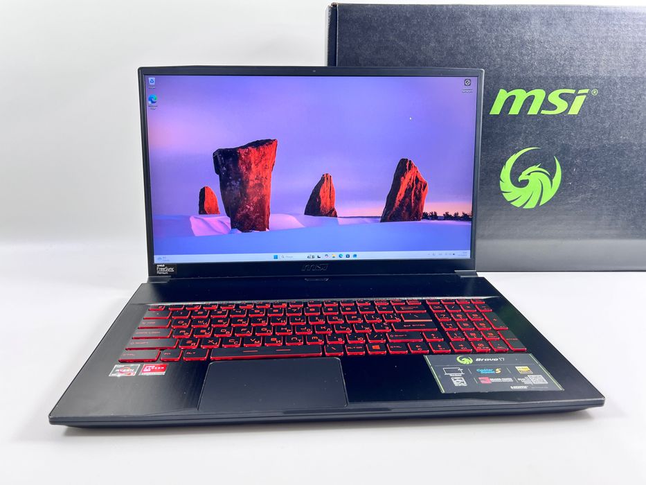 MSI Bravo 17 R5 4600H 16GB RAM 1TB + 512GB SSD RX 5500M Гарантія 3міс