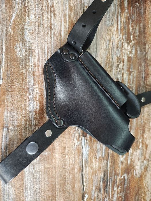 Кобура ПМ оперативна, наплечна шкіряна, правша ,шульга