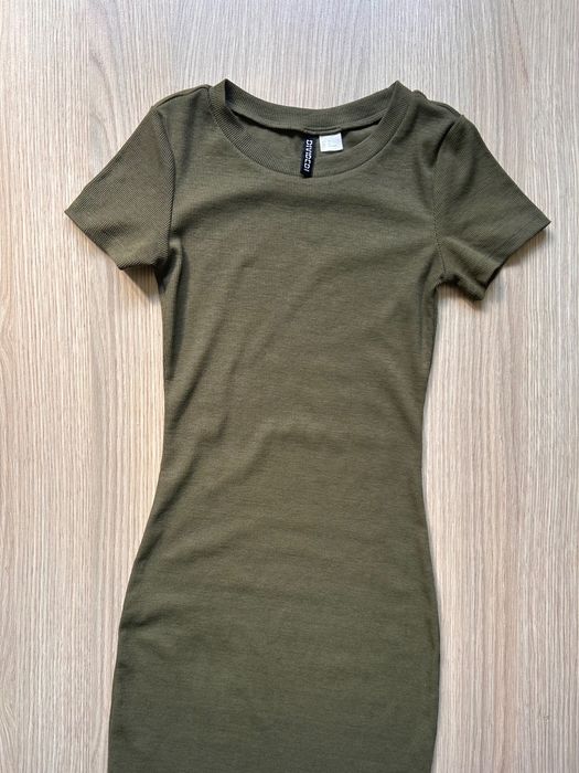 Сукня в рубрик хакі H&M