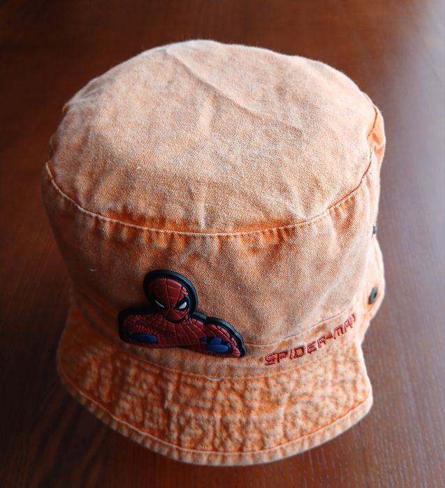 Vintage y2k мерч панама кепка  комикс мультфильм Spider-Man 2005г