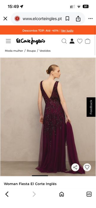 Vestido de cerimonia
