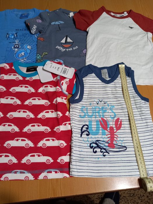 Футболки,майки на хлопчика 9-12 міс.