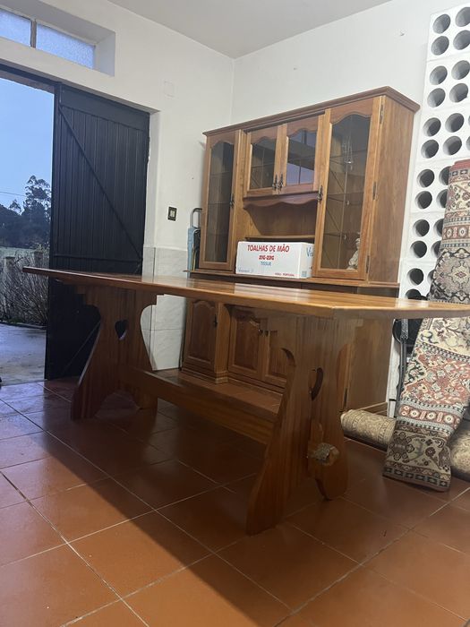 Mesa de Jantar  2 metros - Madeira Maciça deAcácia