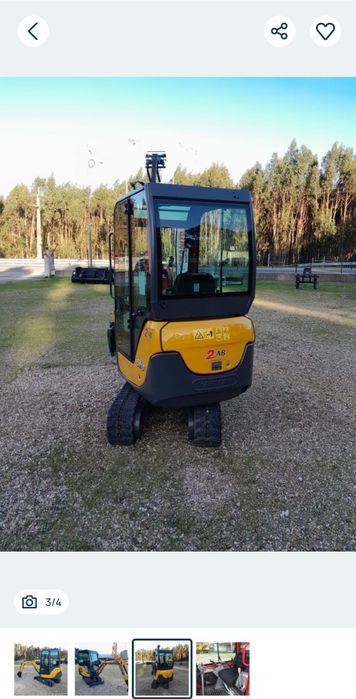 Minigiratoria Yanmar SV16