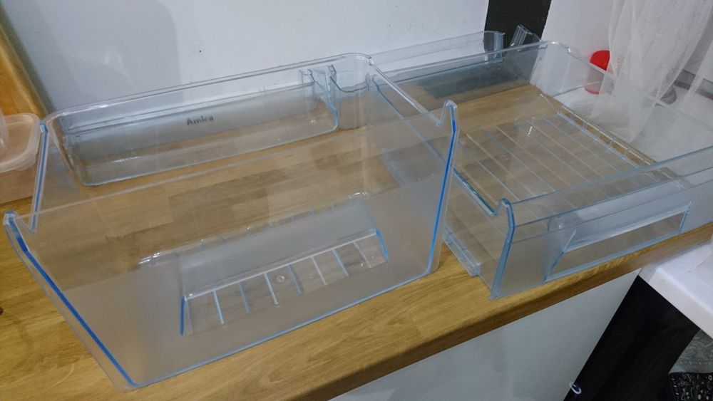 Pudełka Wkłady Półki do Lodówki Zamrażarki Amica