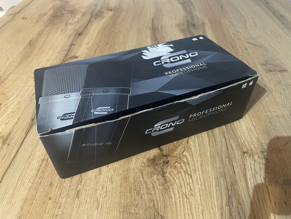 Mikrofon pojemnościowy Crono 101 XLR BK