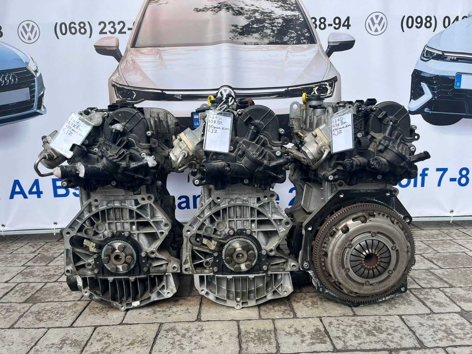 Двигатель мотор CJZ 1.2 TSI VW Golf 7 Polo Skoda audi a3 63 -77 квт