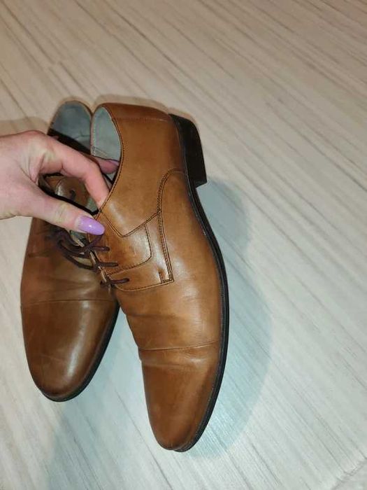 Eleganckie derby PRIME JACK rozm. 42 firmy Kubenz skórzane