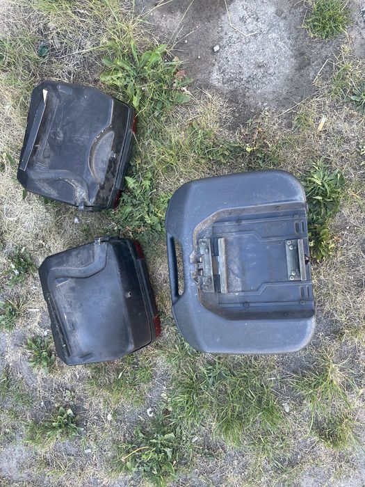 3 kufry do motocykla BMW