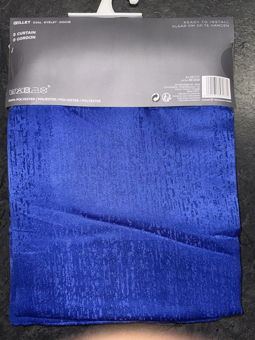 Zasłona niebieska 140x240