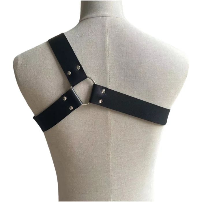Męski harness skórzana uprząż na ramię