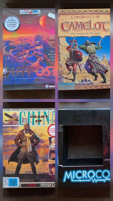 Jogos PC Big Box Heart China Conquest Camelot Outpost Microcosm