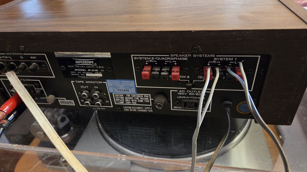 Receiver Vintage Superscope R-310 (Designed by Marantz)
