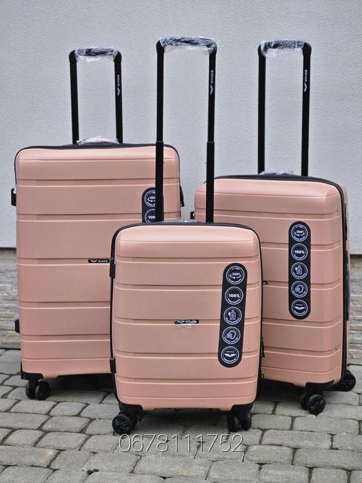 100% поліпропилен WINGS HWF02 Польща валізи чемоданы ручна поклажа