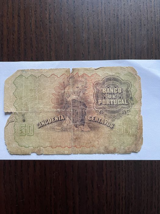 Nota de 50 centavos de 1918