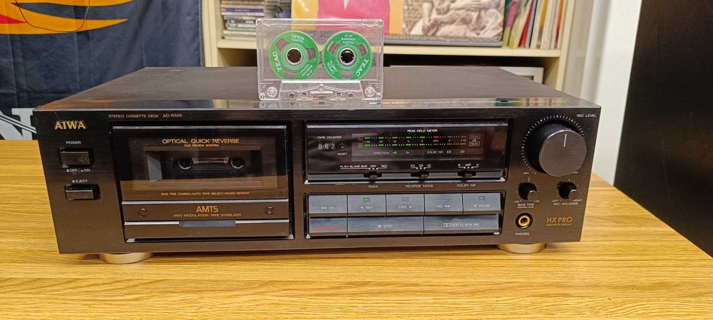Кассетна дека Aiwa AD-R 505 ( відео роботи) !