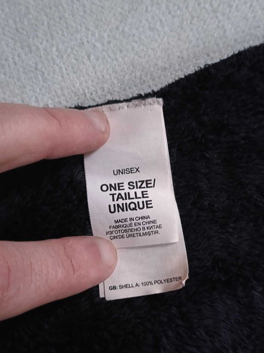 The North Face Thermal Fleece Scarf Denali Velour Neck Warmer - Black