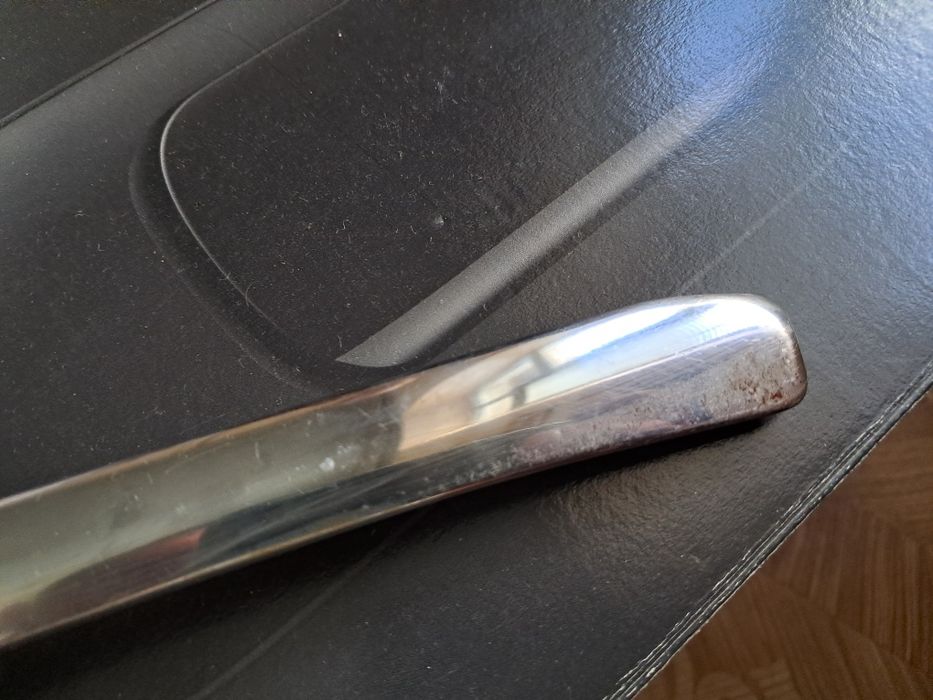 Хром заднього бампера w124