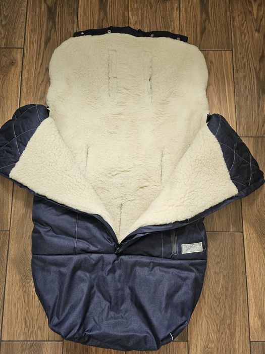 Зимовий конверт на овчині в коляску ДоРечі