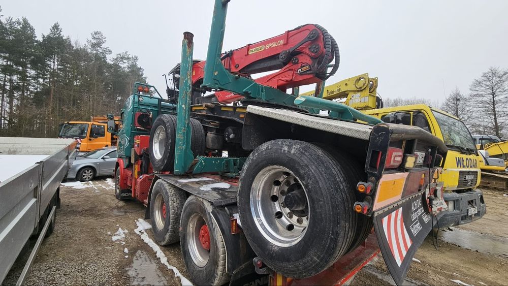 Scania 6x4 drewna epsilon drzewa lasu dłużycy