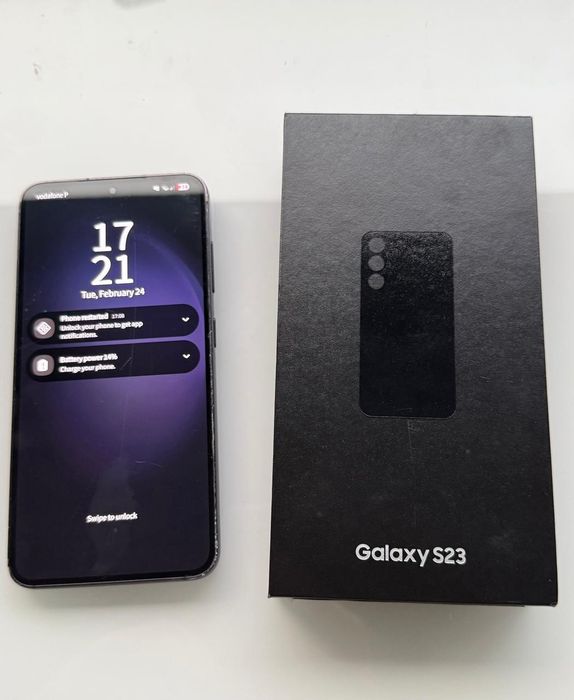 Samsung s23 com a caixa