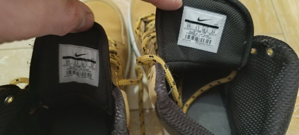 Buty Zimowe Nike Manoa, 38,5, 24cm, dziecięce, junior