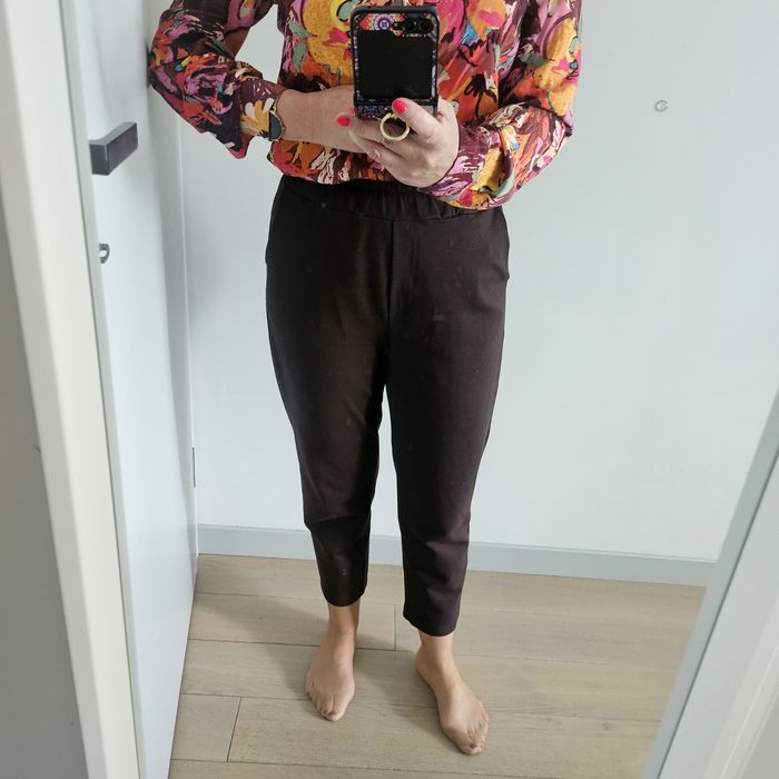 Spodnie Made in Italy S/M brązowe nowe
