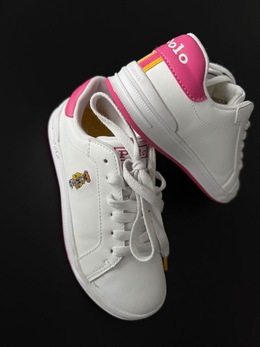 Dla dziewczynki piękne Polo Ralph Lauren trampki 32 21,5 cm