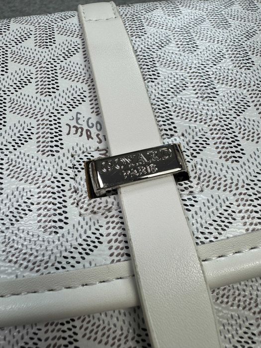 Сумка‑месенджер Goyard Monogram чорна сіра зелена синя біла червона коричнева Гоярд крос‑боді унісекс преміум люкс