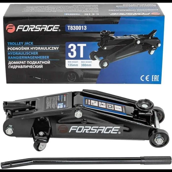 D34-3T Macaco hidráulico elevação 135-380 mm 68 x 28 x 18 cm