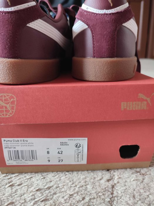 Супер кросівки Puma, оригінал, 27 см, шкіра, замша