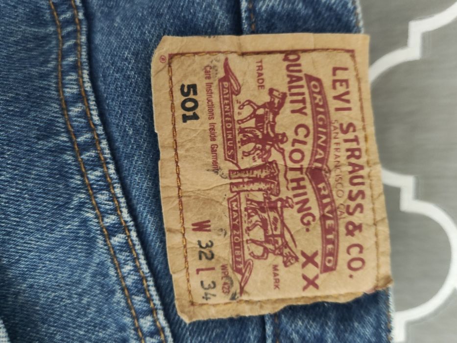 Jeansy levis 501