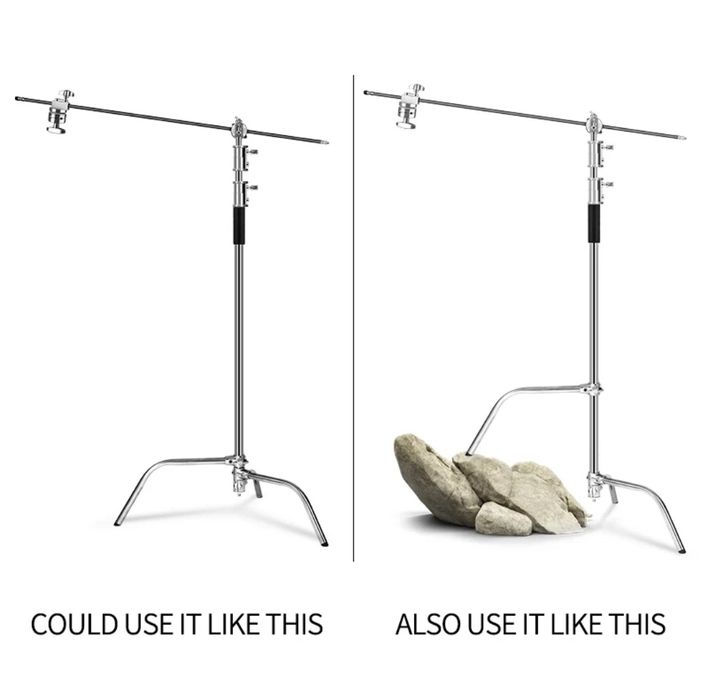 Tripé C-Stand Ceferino com Braço - 2,6 metros NOVO