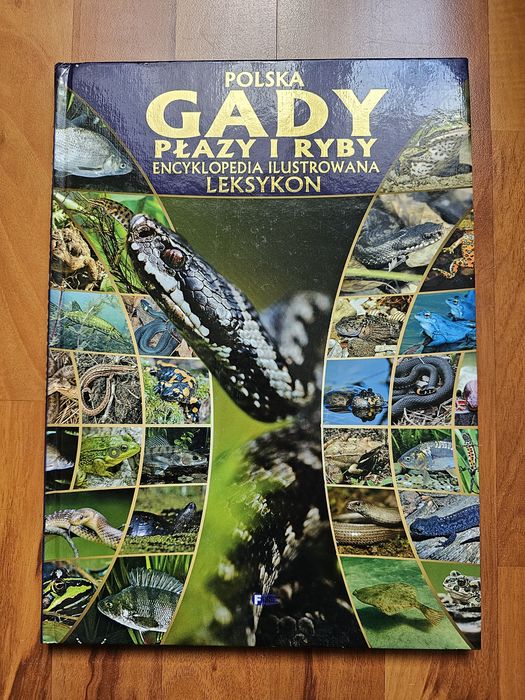 Książka Gady, płazy i ryby.