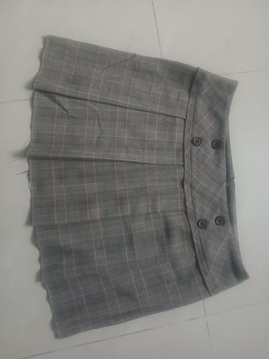 Spódnica Dorothy Perkins 42 oliwkowa w kratkę