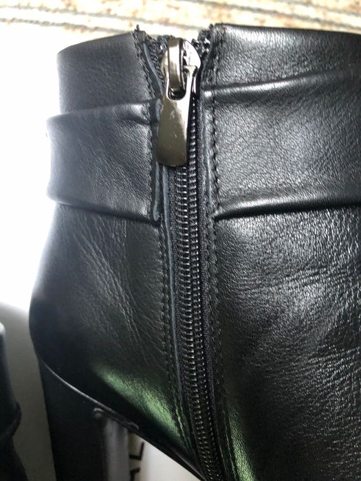 Baldowski, botki, kozaki, przejściowe, skóra naturalna 37