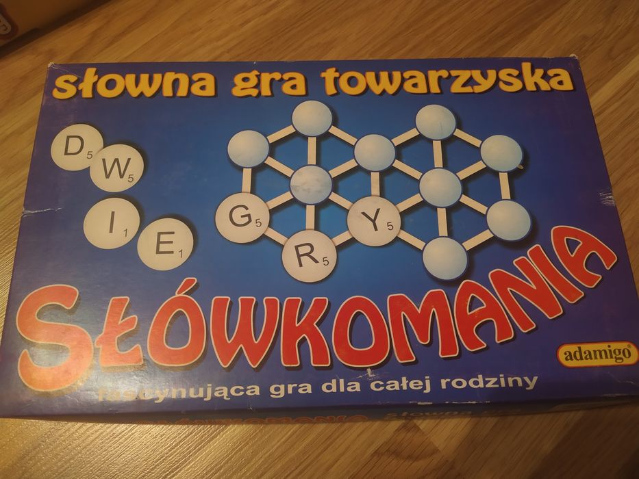 Słówkomania słowna gra towarzyska planszowa